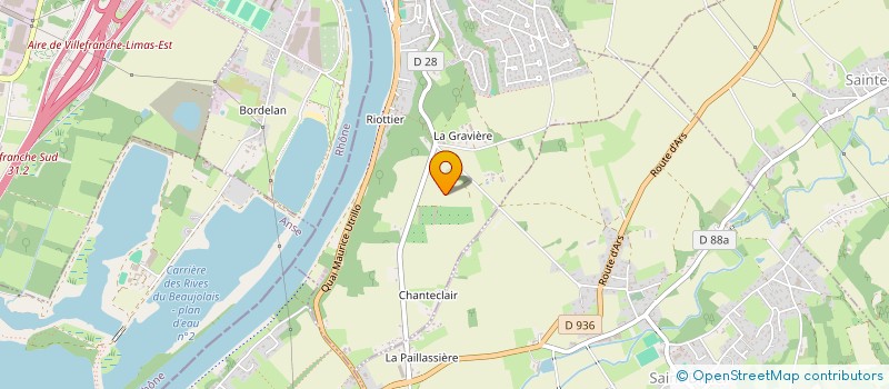 localisation de l'entreprise ASS ACIDE COMMERC INDUST DEFENS ENTRAIDE  JASSANS-RIOTTIER