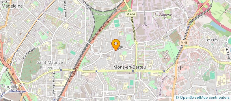 localisation de l'entreprise ASS ACIF  MONS-EN-BARUL