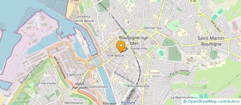 localisation de l'entreprise ASS ACPG TOE CATM ET VEUVES à BOULOGNE-SUR-MER