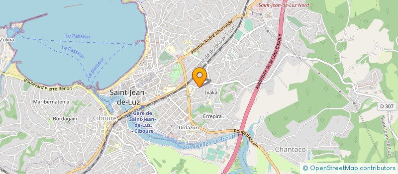 localisation de l'entreprise ASS ACTION ANIMATION à SAINT-JEAN-DE-LUZ