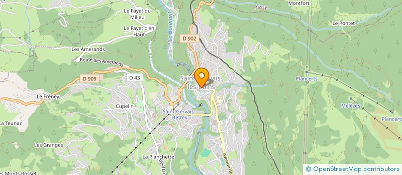 localisation de l'entreprise ASS ACTION CULTURELLE ET SOCIALE à SAINT-GERVAIS-LES-BAINS