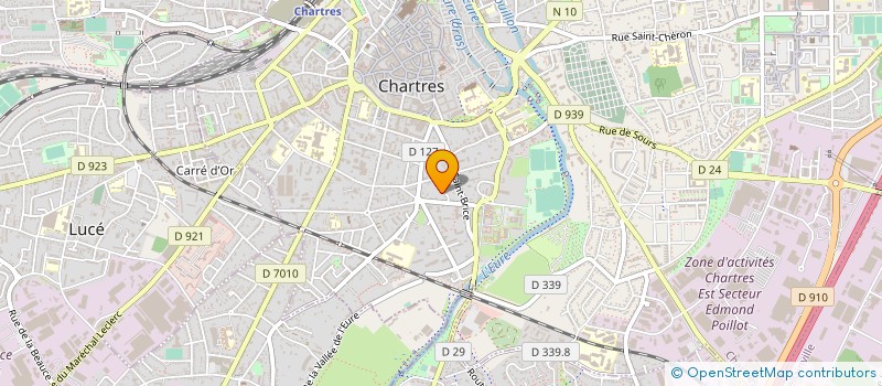 localisation de l'entreprise ASS ACTION DANSE à CHARTRES