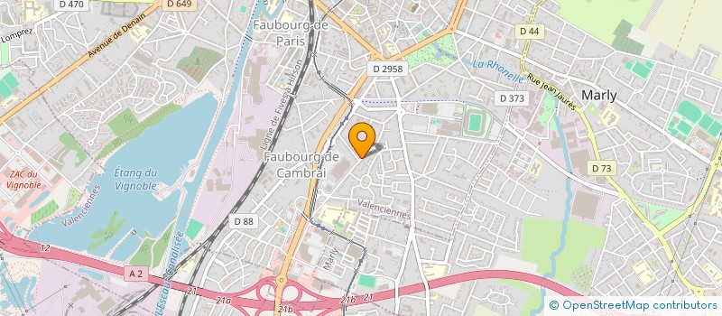 localisation de l'entreprise ASS ACTION DESIGN à AULNOY-LEZ-VALENCIENNES