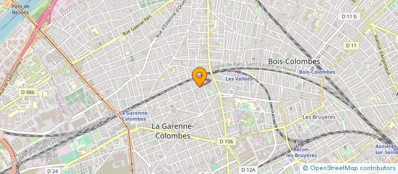 localisation de l'entreprise ASS ACTION EDUCATION SURVEILLE à LA GARENNE-COLOMBES