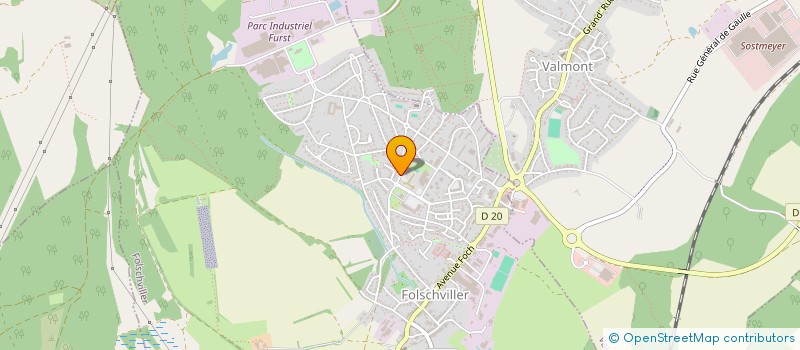 localisation de l'entreprise ASS ACTION FAVEUR PERSONNES AGEES à FOLSCHVILLER