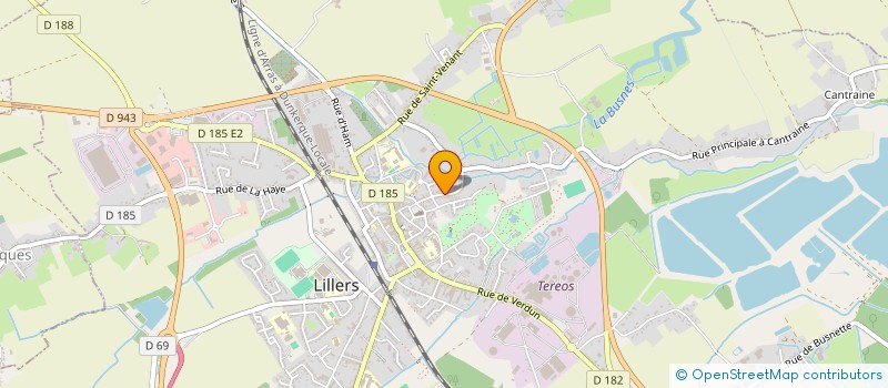 localisation de l'entreprise ASS ACTION LOISIRS JEUNES  LILLERS