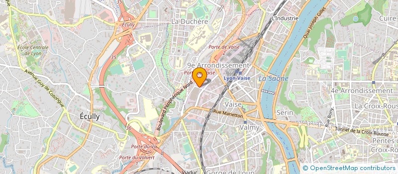 localisation de l'entreprise ASS ACTION RECHERCHE PAIN PROJET EMPLOI à LYON