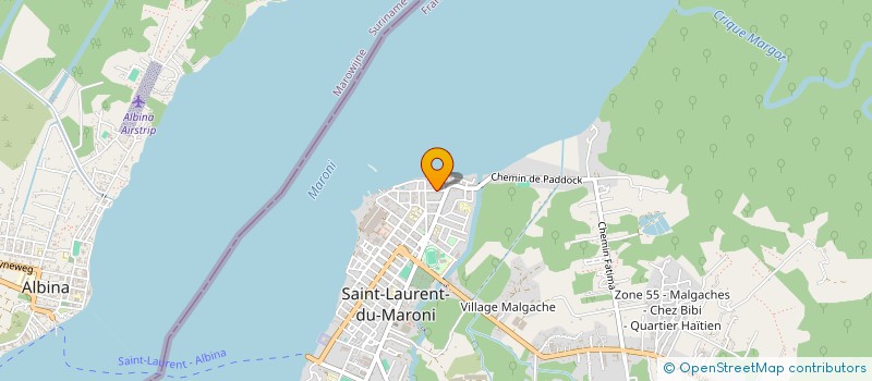 localisation de l'entreprise ASS ACTIONS ECOLES à SAINT-LAURENT-DU-MARONI