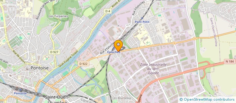 localisation de l'entreprise ASS. ADA 21 à SAINT-OUEN-L'AUMONE