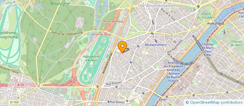 localisation de l'entreprise ASS ADATEV à PARIS