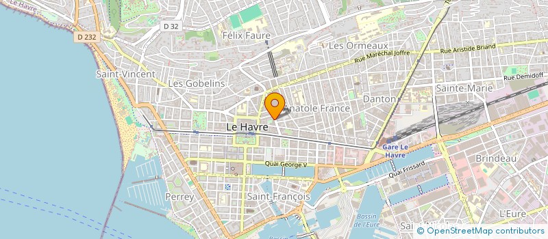 localisation de l'entreprise ASS ADEPRHA CARACTERE ECONOMIQUE SOCIAL à LE HAVRE