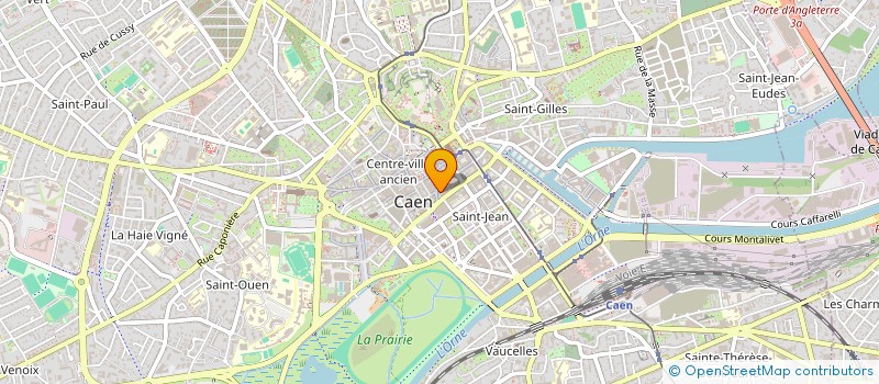 localisation de l'entreprise ASS ADERCAEN à CAEN