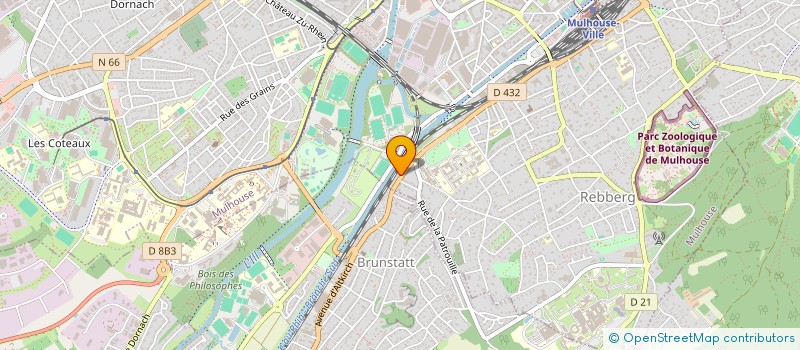 localisation de l'entreprise ASS ADGM AIDE DEVELOPPEMENT GAKOURA MALI  MULHOUSE