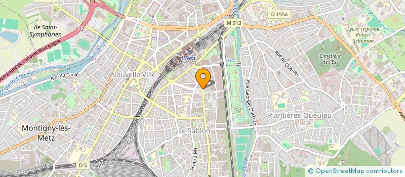 localisation de l'entreprise ASS ADHER MAIF DEPART MOSELLE  METZ