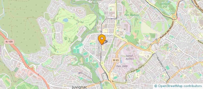 localisation de l'entreprise ASS ADHERENTS DU CENTRE SOCIAL à MONTPELLIER