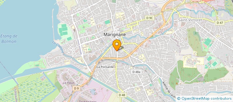 localisation de l'entreprise ASS ADIMI à MARIGNANE