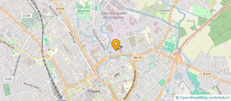 localisation de l'entreprise ASS ADLIB à TROYES