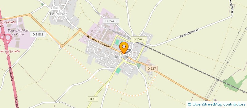 localisation de l'entreprise ASS ADMR DE JANVILLE à JANVILLE-EN-BEAUCE