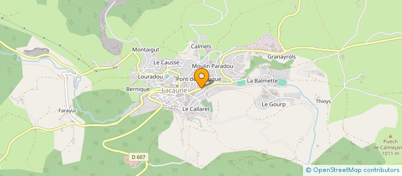 localisation de l'entreprise ASS ADMR DE LACAUNE à LACAUNE