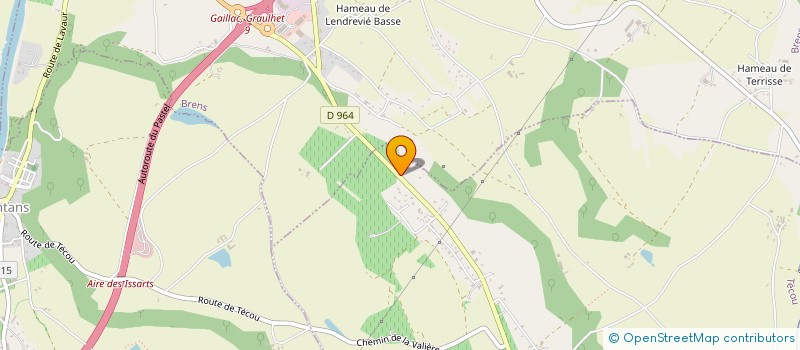 localisation de l'entreprise ASS ADMR DU PASTEL  BRENS