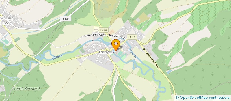 localisation de l'entreprise ASS ADMR DU SECTEUR D'ESSOYES à ESSOYES