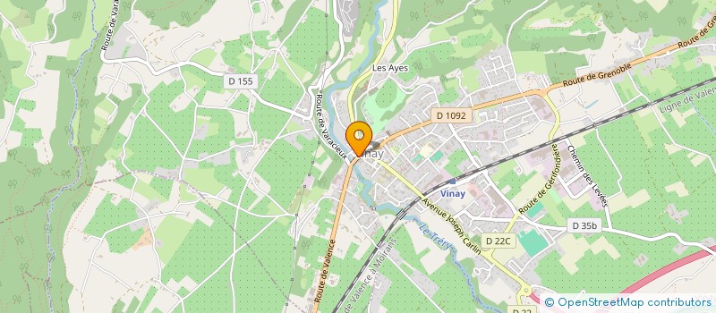 localisation de l'entreprise ASS ADMR FAMILLE SUD GRESIVAUDAN VERCORS à VINAY
