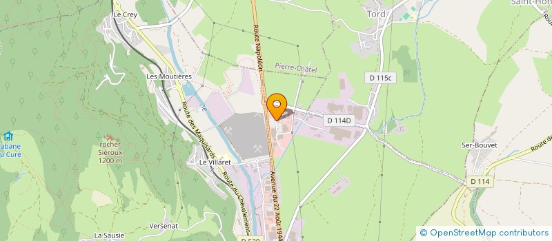 localisation de l'entreprise ASS ADMR FAMILLE TRIEVE OISANS MATHEYSINE à LA MURE