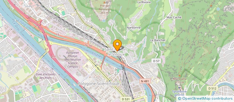 localisation de l'entreprise ASS ADMR QUAIX EN CHARTREUSE  QUAIX-EN-CHARTREUSE