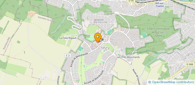 localisation de l'entreprise ASS ADMR SANTE PLUS à GIF-SUR-YVETTE