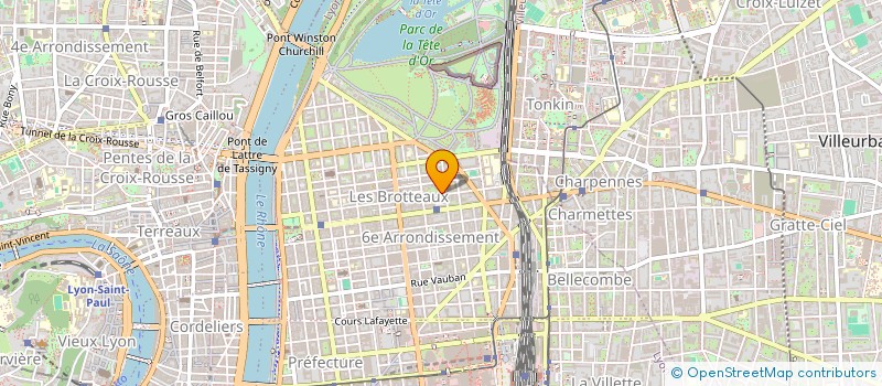 localisation de l'entreprise ASS  ADOC  LYON