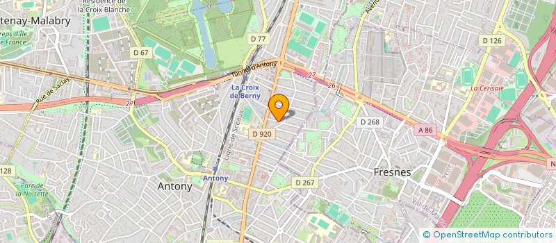 localisation de l'entreprise ASS ADOPHAME à ANTONY