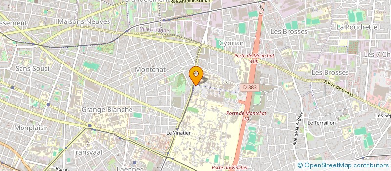 localisation de l'entreprise ASS ADPPR à BRON