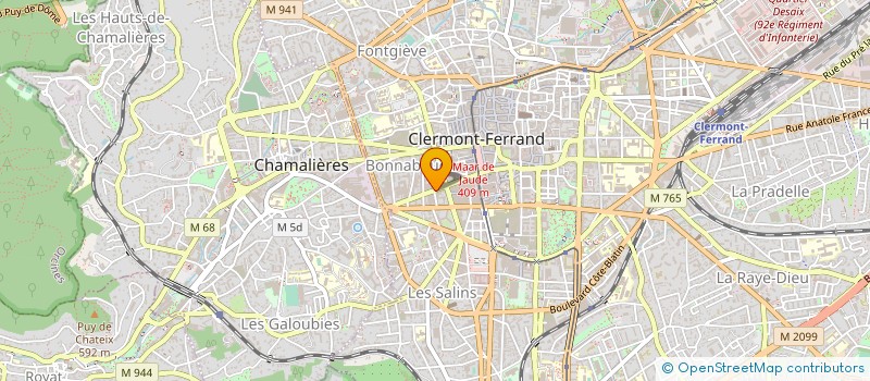 localisation de l'entreprise ASS ADPS DES AGRICULTEURS D AUVERGNE à CLERMONT-FERRAND
