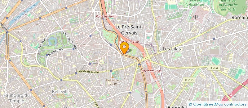 localisation de l'entreprise ASS ADRBP  PARIS