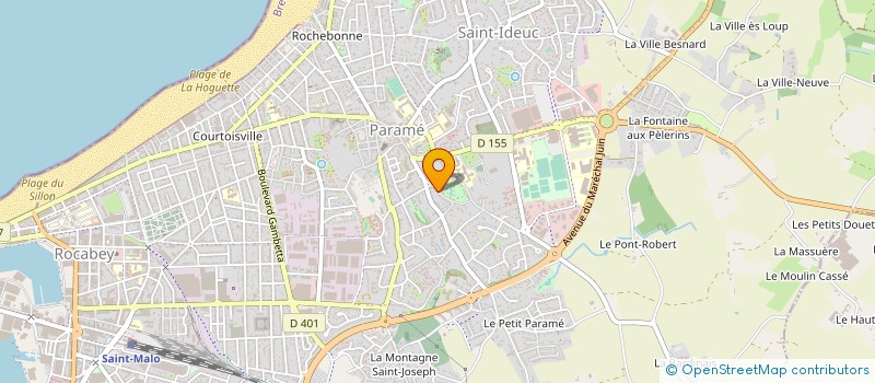 localisation de l'entreprise ASS ADRRACO  SAINT-MALO