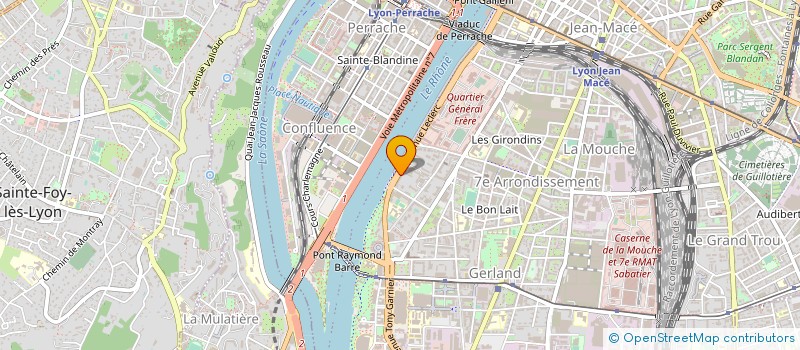 localisation de l'entreprise ASS  ADVENTURE'S  LYON