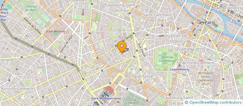 localisation de l'entreprise ASS  AEECV  PARIS