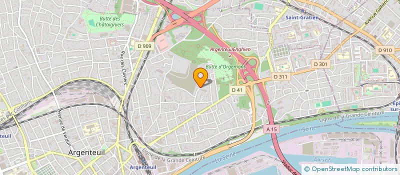 localisation de l'entreprise ASS AEMM à ARGENTEUIL