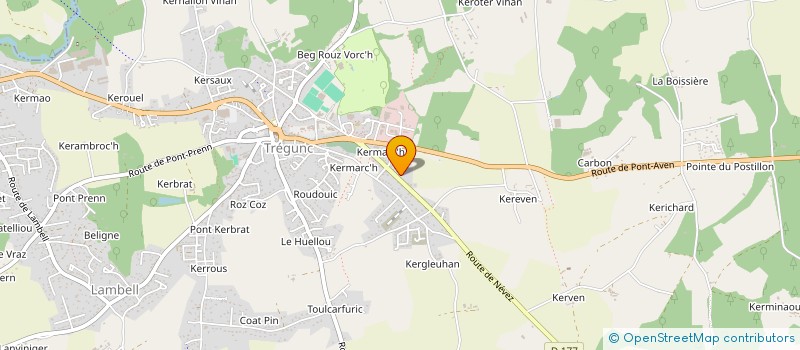 localisation de l'entreprise ASS AEP SKOL DIWAN à TREGUNC