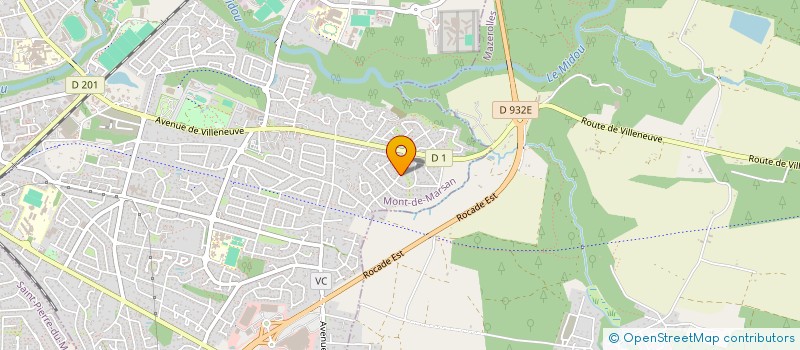 localisation de l'entreprise ASS AERO CLUB DES LANDES VOL LIBRE à MONT-DE-MARSAN