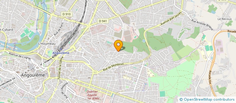 localisation de l'entreprise ASS AEROPTERE à ANGOULEME