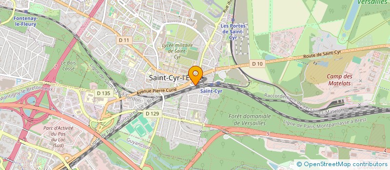 localisation de l'entreprise ASS  AF 4X4 à SAINT-CYR-L'ECOLE