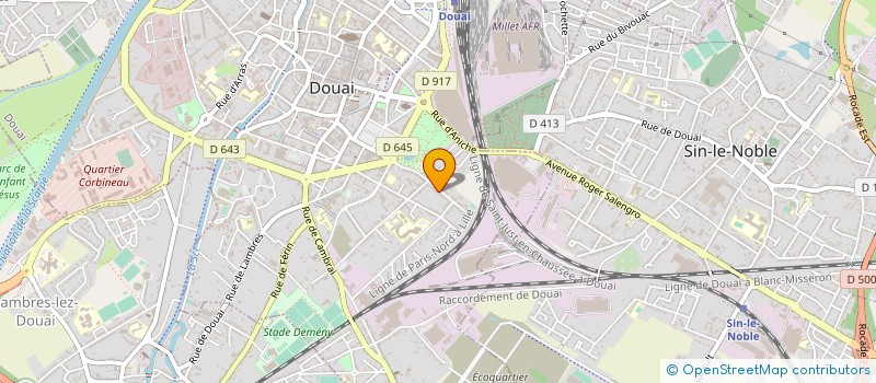 localisation de l'entreprise ASS AFAD DU DOUAISIS à DOUAI