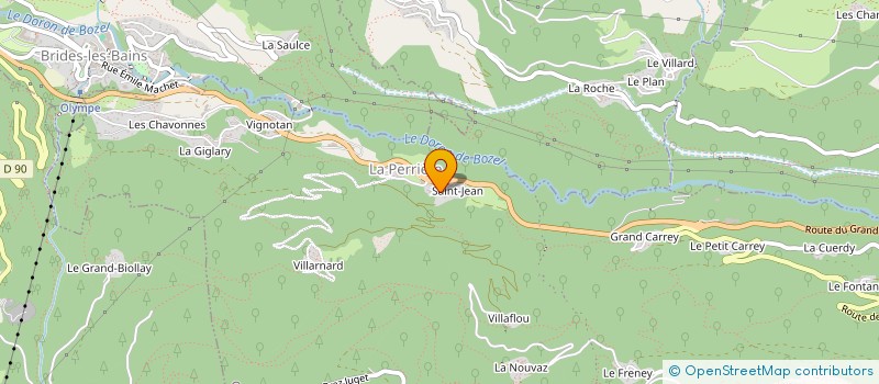 localisation de l'entreprise ASS  AFCED à COURCHEVEL