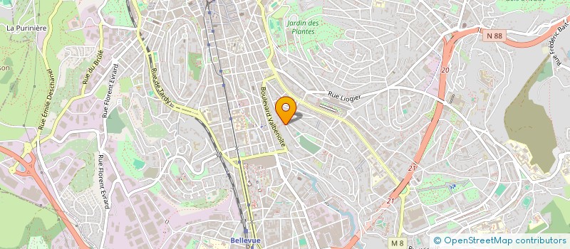 localisation de l'entreprise ASS AFDES  SAINT-ETIENNE