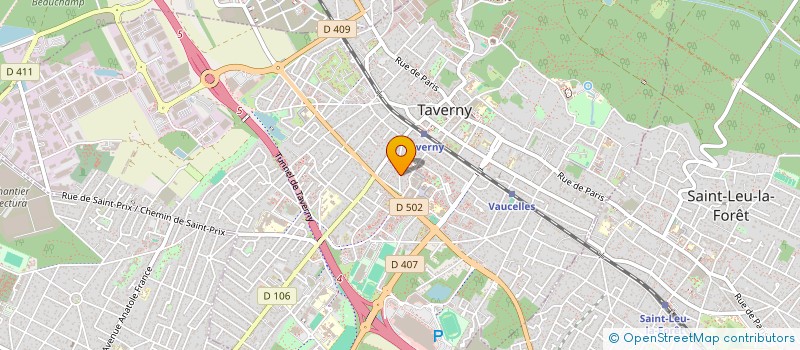 localisation de l'entreprise ASS AFE RENOUVEAU 95 à TAVERNY