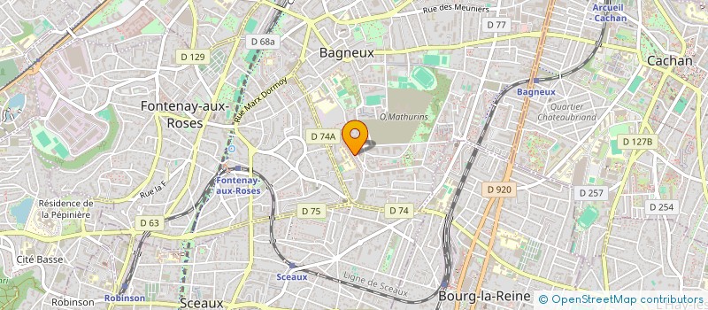 localisation de l'entreprise ASS AFRICAINE CONTRE L EXCISION ET LE MARIAGE FORCE  BAGNEUX