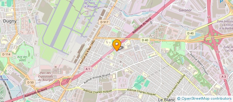 localisation de l'entreprise ASS AFRICAINE DES SCIENCES ET TECHNIQUES à LE BLANC-MESNIL