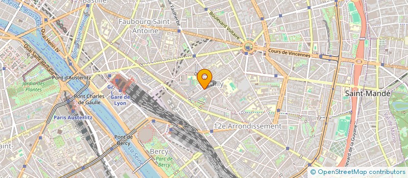 localisation de l'entreprise ASS AFRIQUE SIDA  PARIS