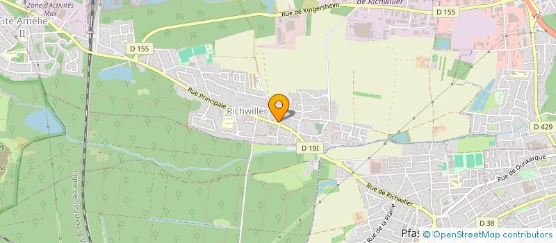 localisation de l'entreprise ASS  AFUA  RICHWILLER
